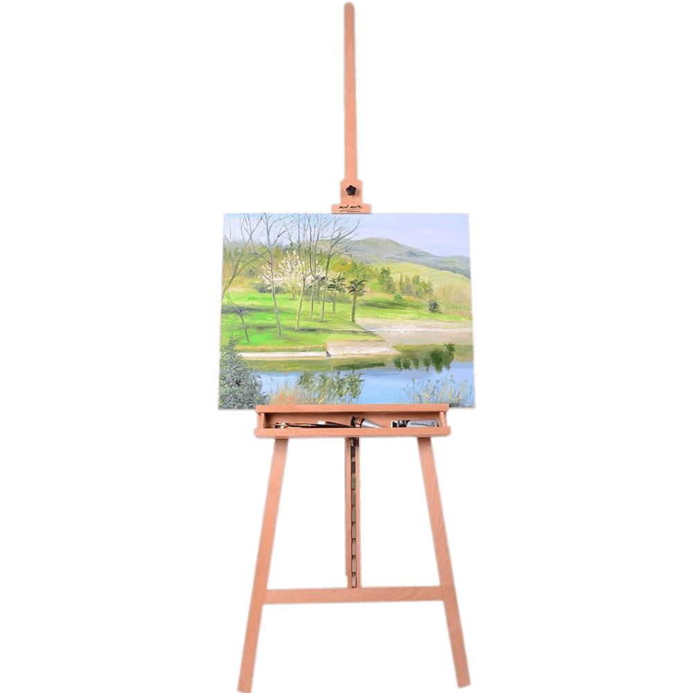 Painting on Easel png transparent