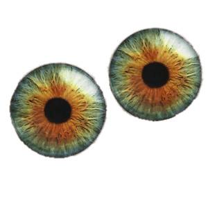 Pair Of Colourful Eyeballs png transparent