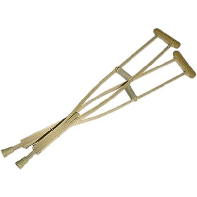 Pair Of Wooden Crutches png transparent