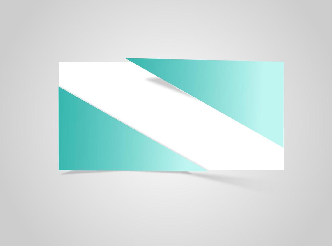 Paper Business Card png transparent