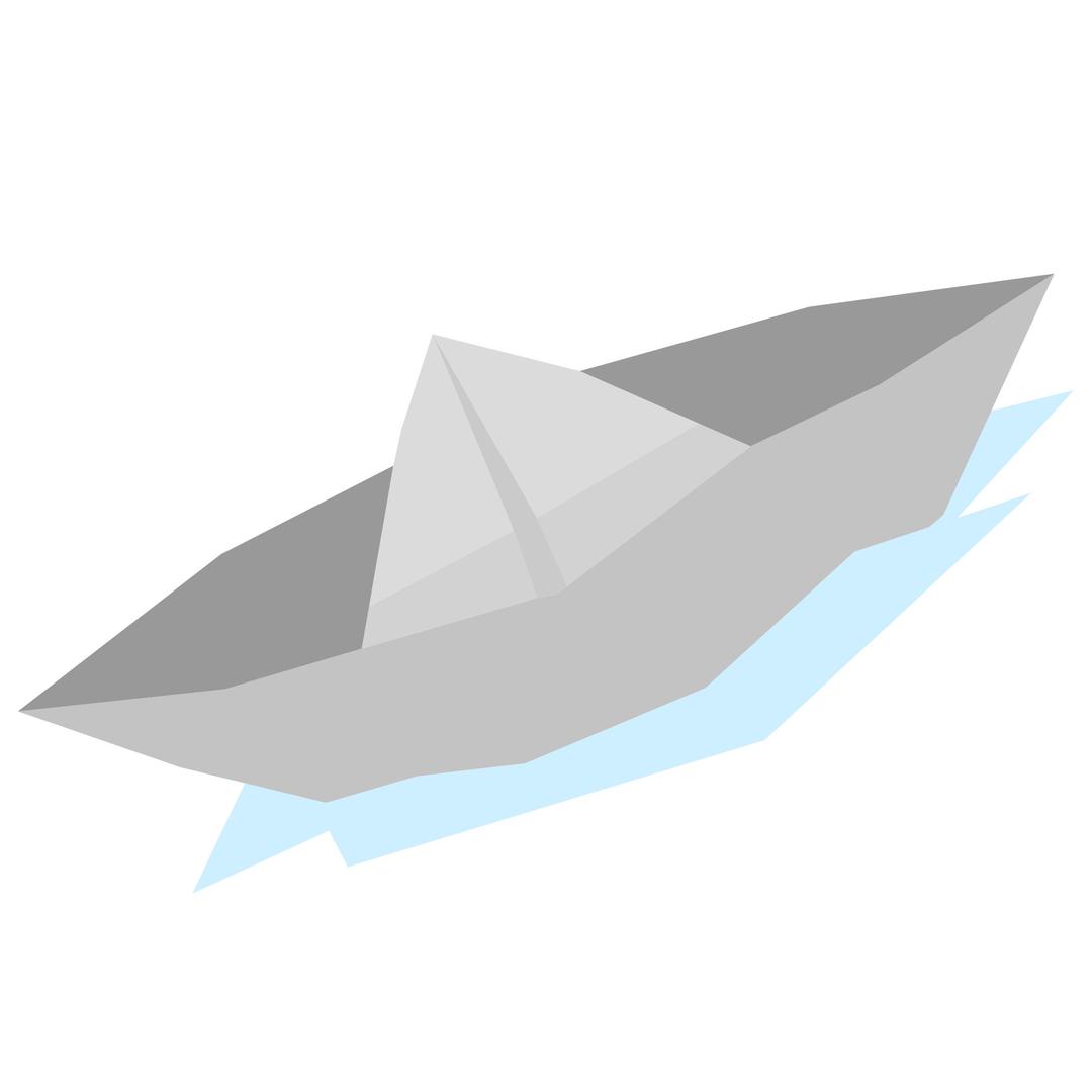 paperboat minimal flat design png transparent