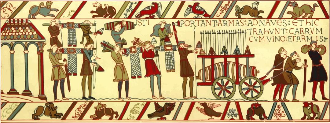 Part of Bayeux Tapestry 2 png transparent