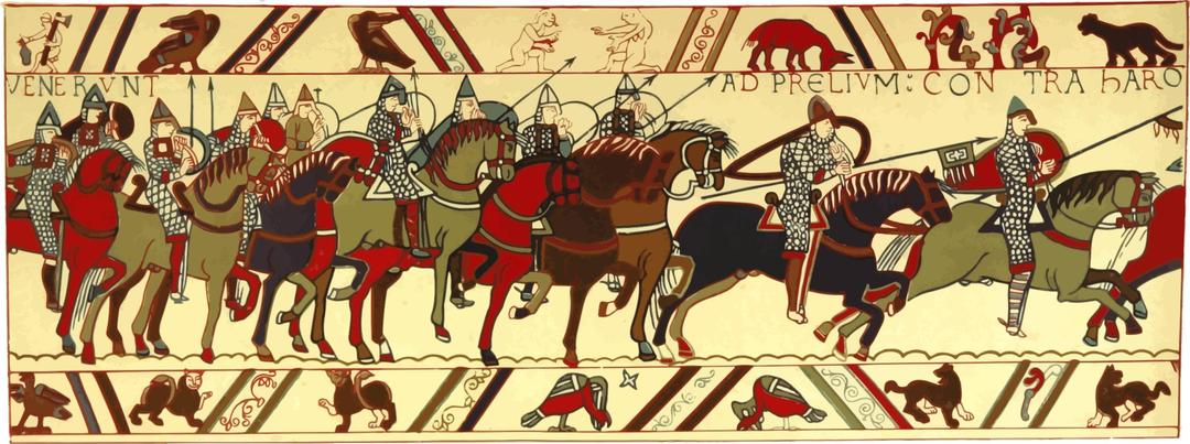 Part of Bayeux Tapestry 3 png transparent
