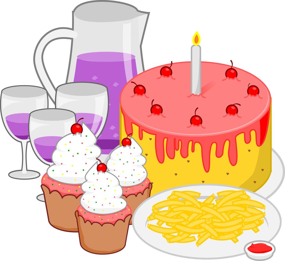 Party meal png transparent