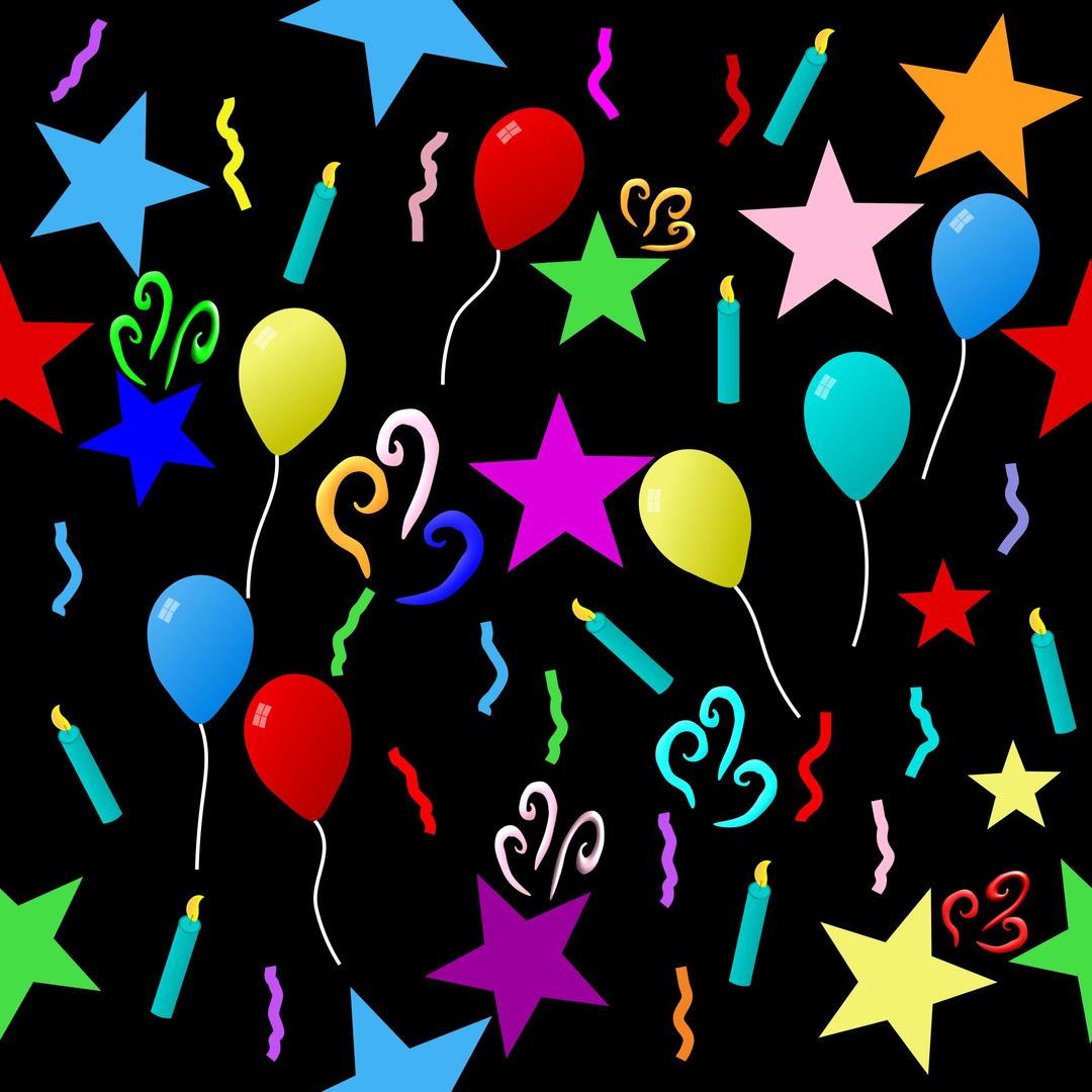 Party Pattern png transparent