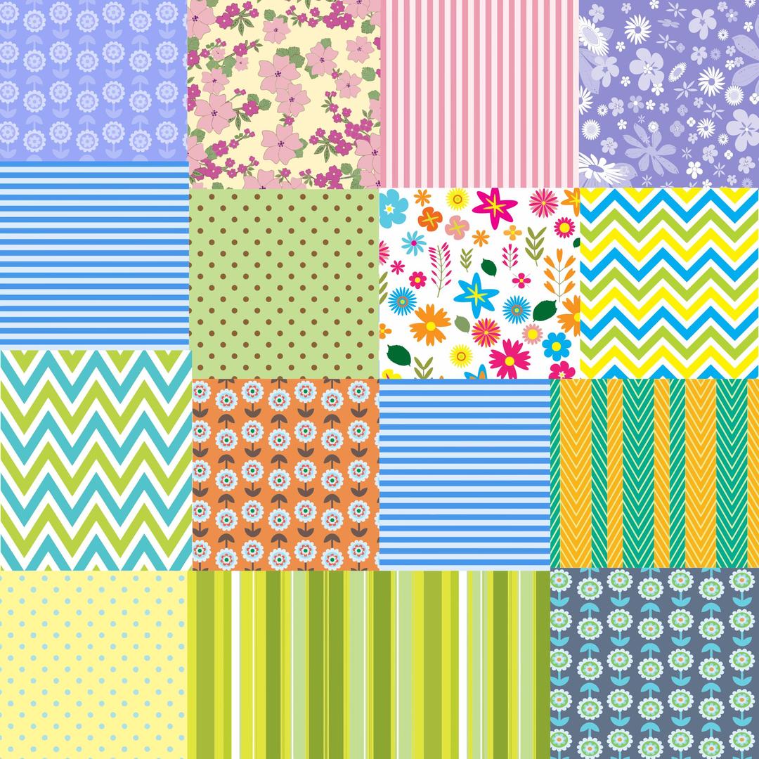 Patchwork Quilt Pattern Background png transparent