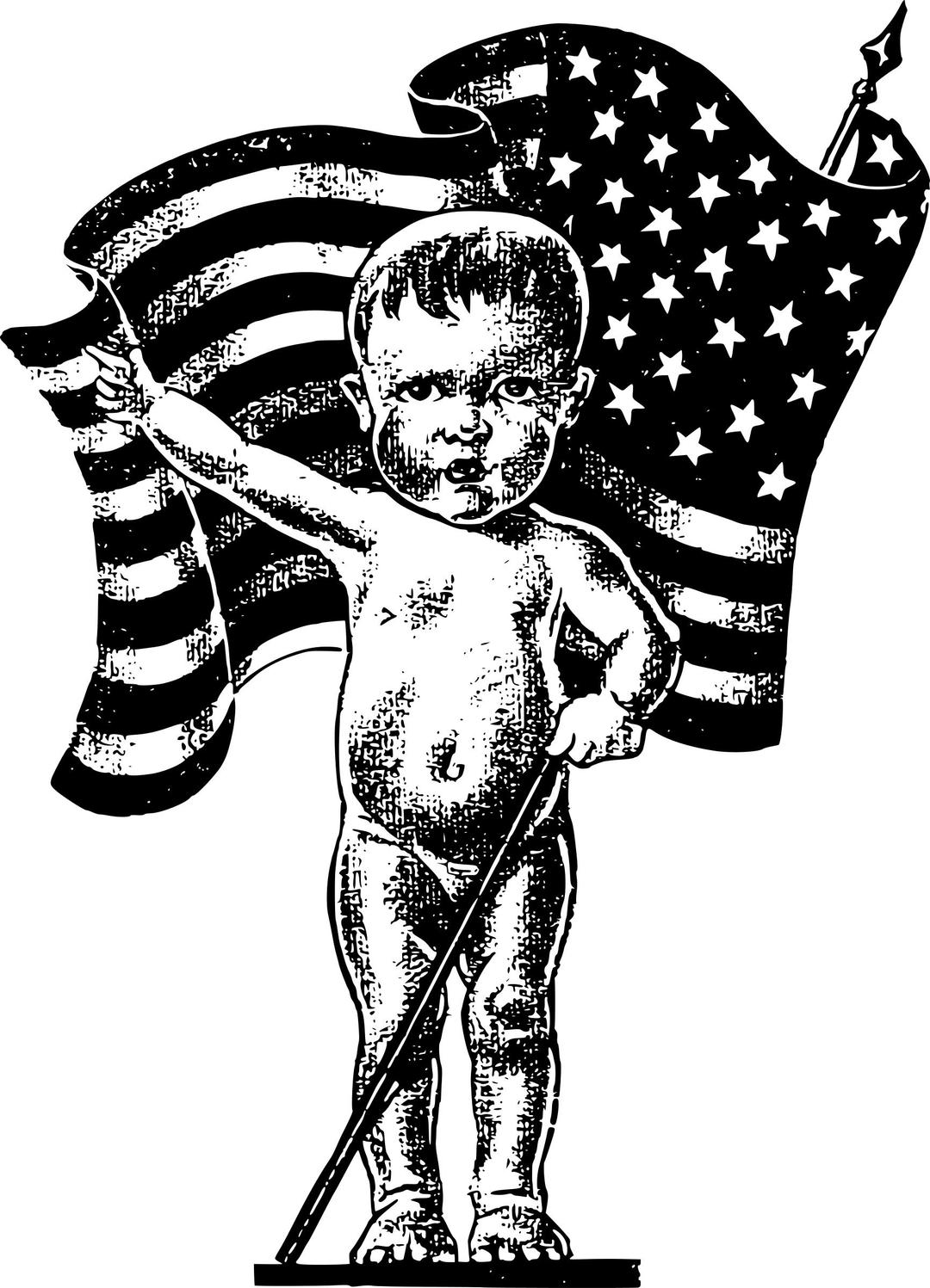 Patriotic Baby png transparent