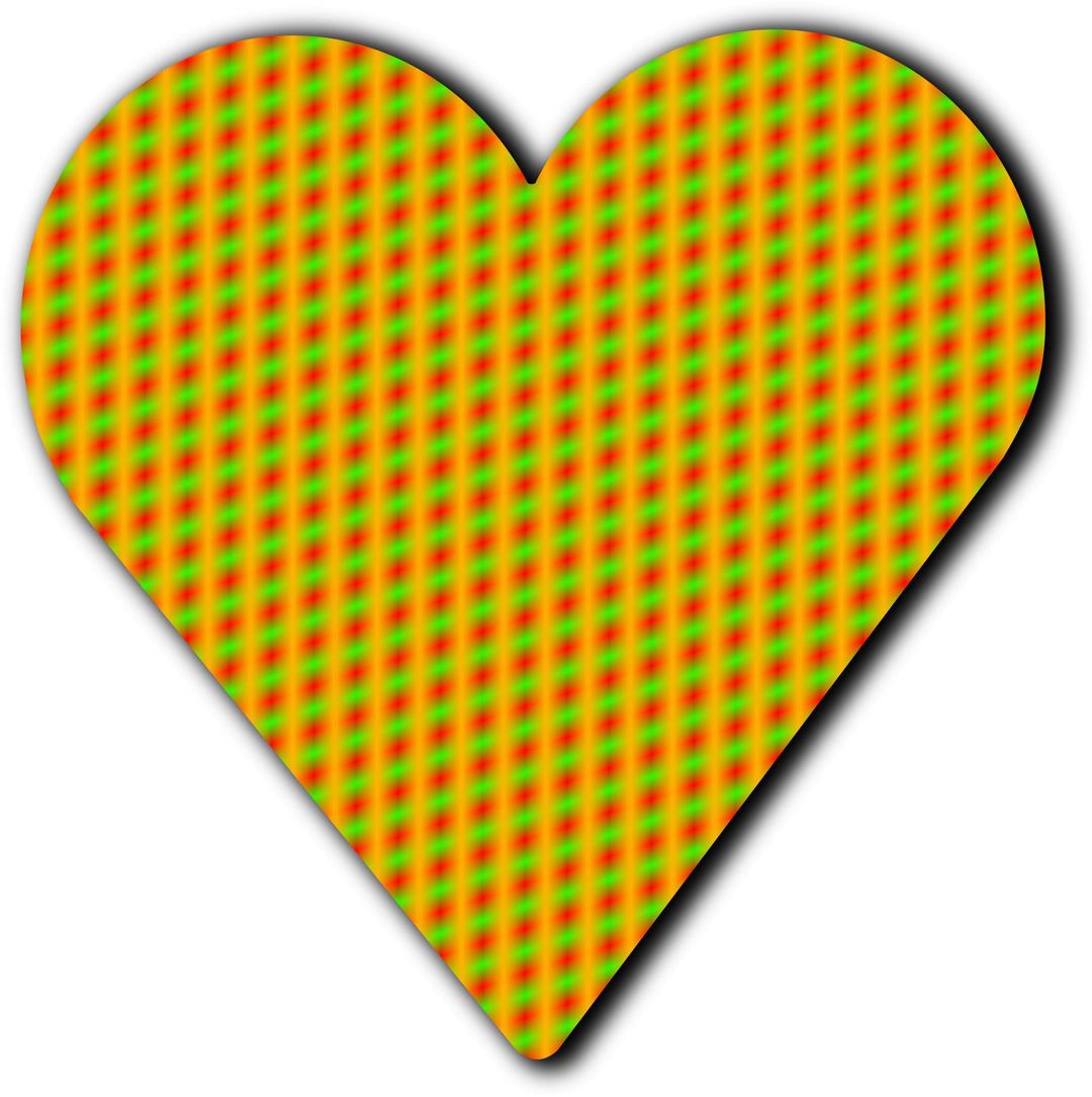Patterned heart 1 png transparent