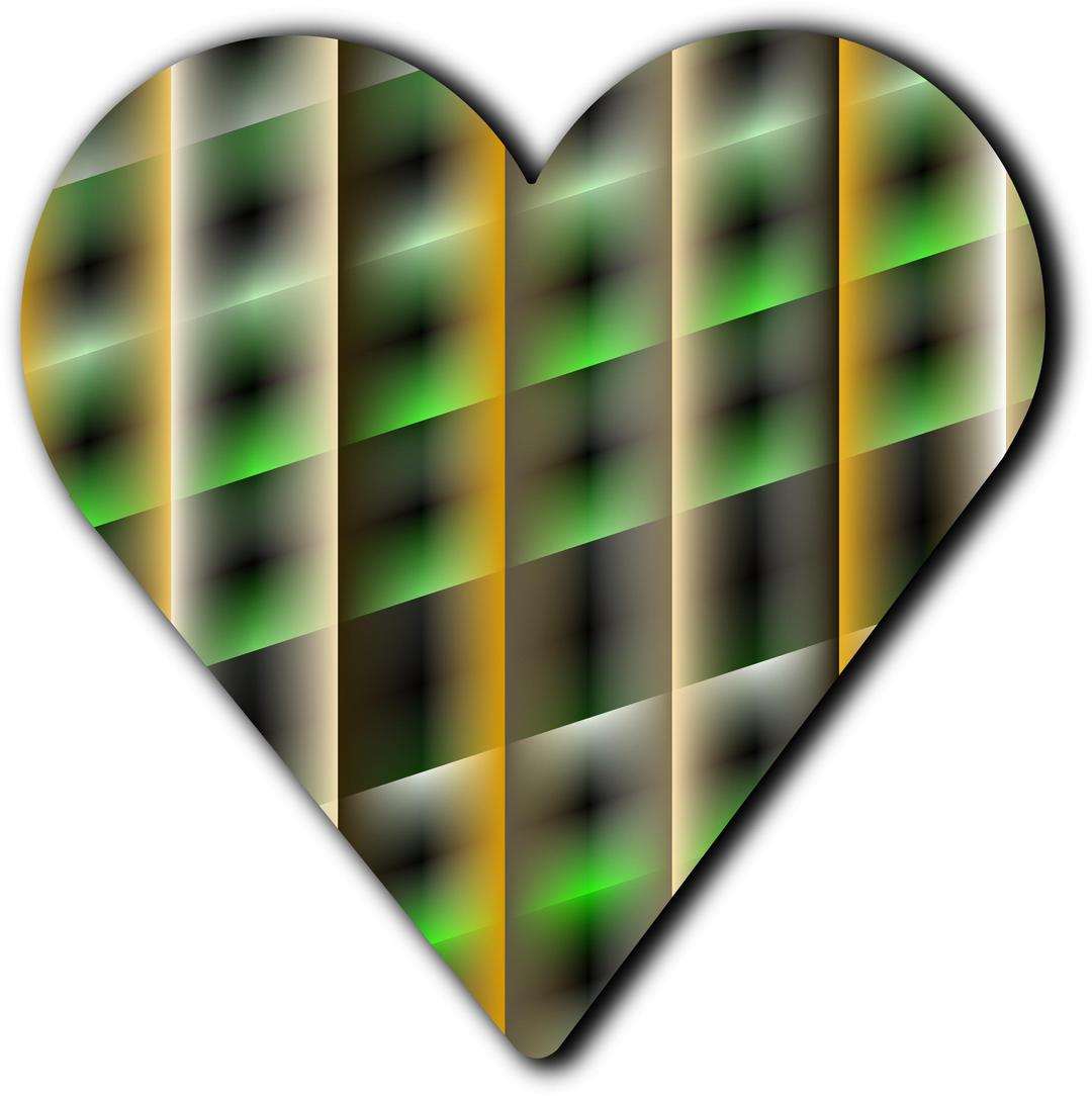 Patterned heart 11 png transparent