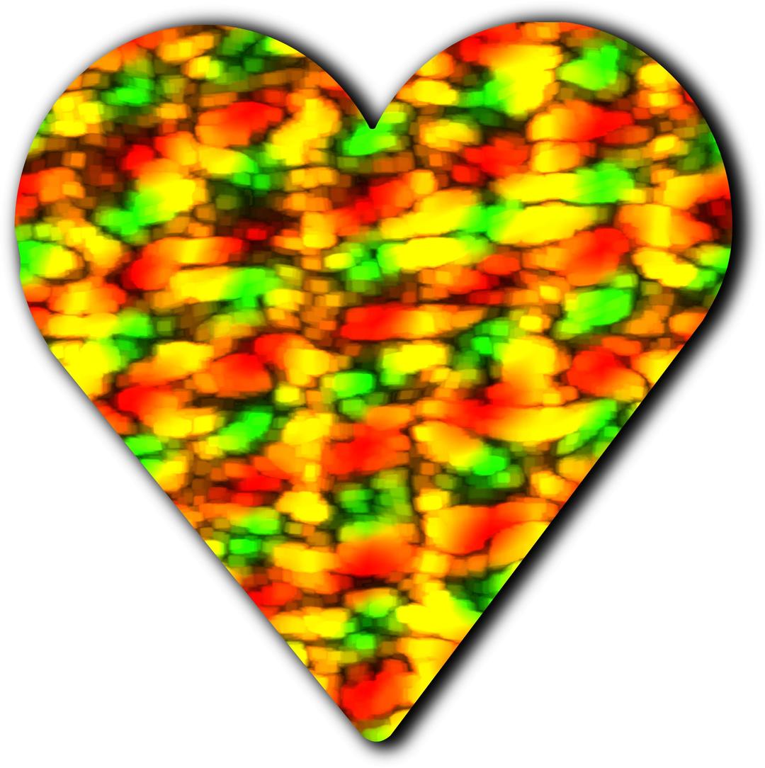 Patterned heart 17 png transparent