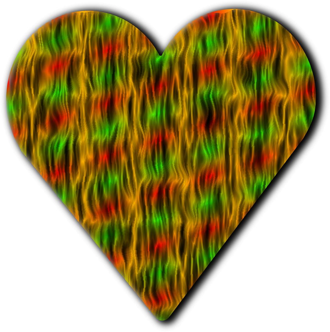 Patterned heart 20 png transparent