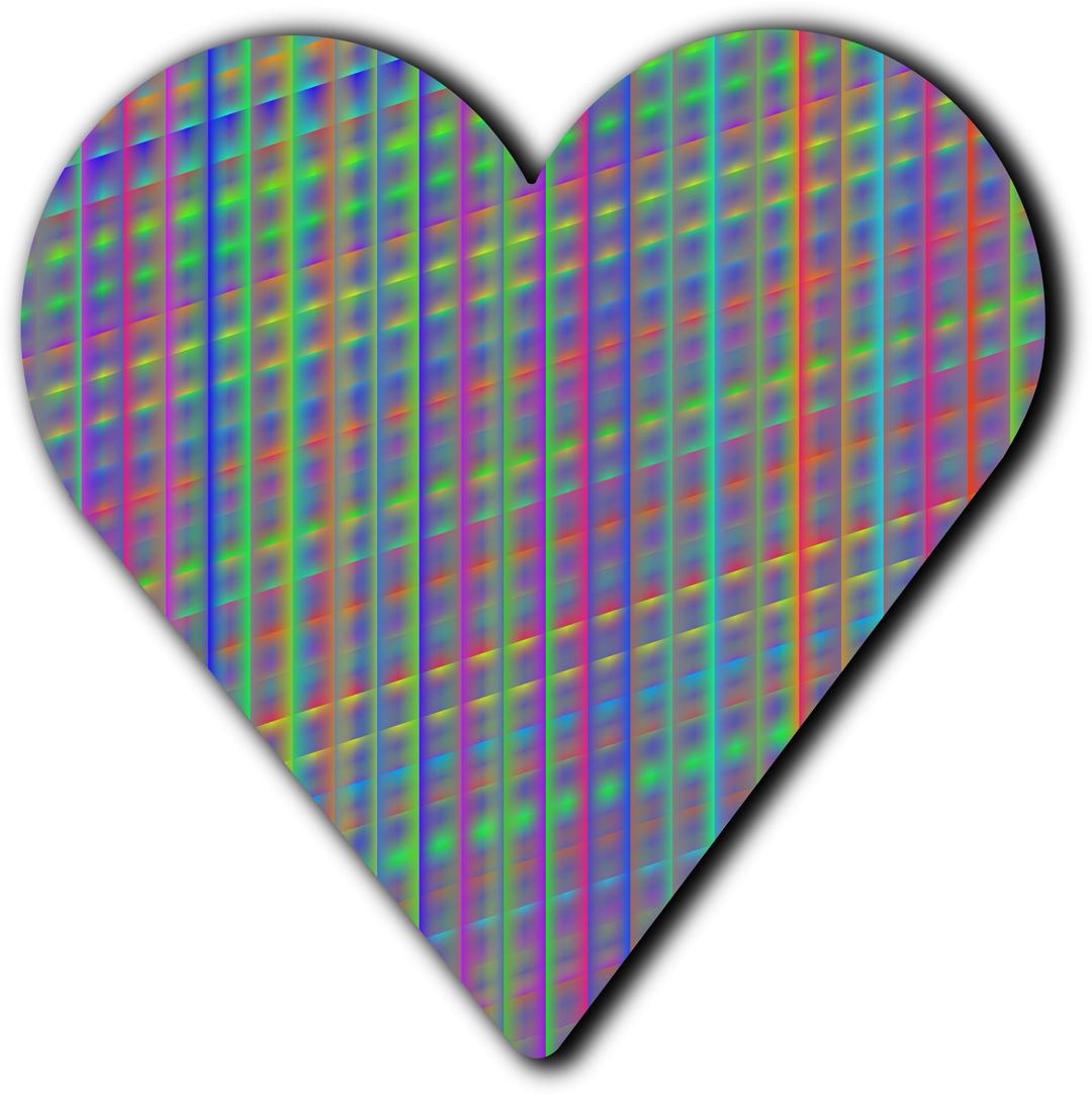 Patterned heart 4 png transparent