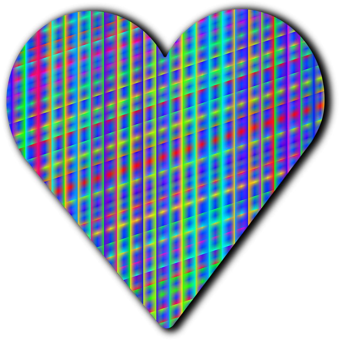 Patterned heart 6 png transparent