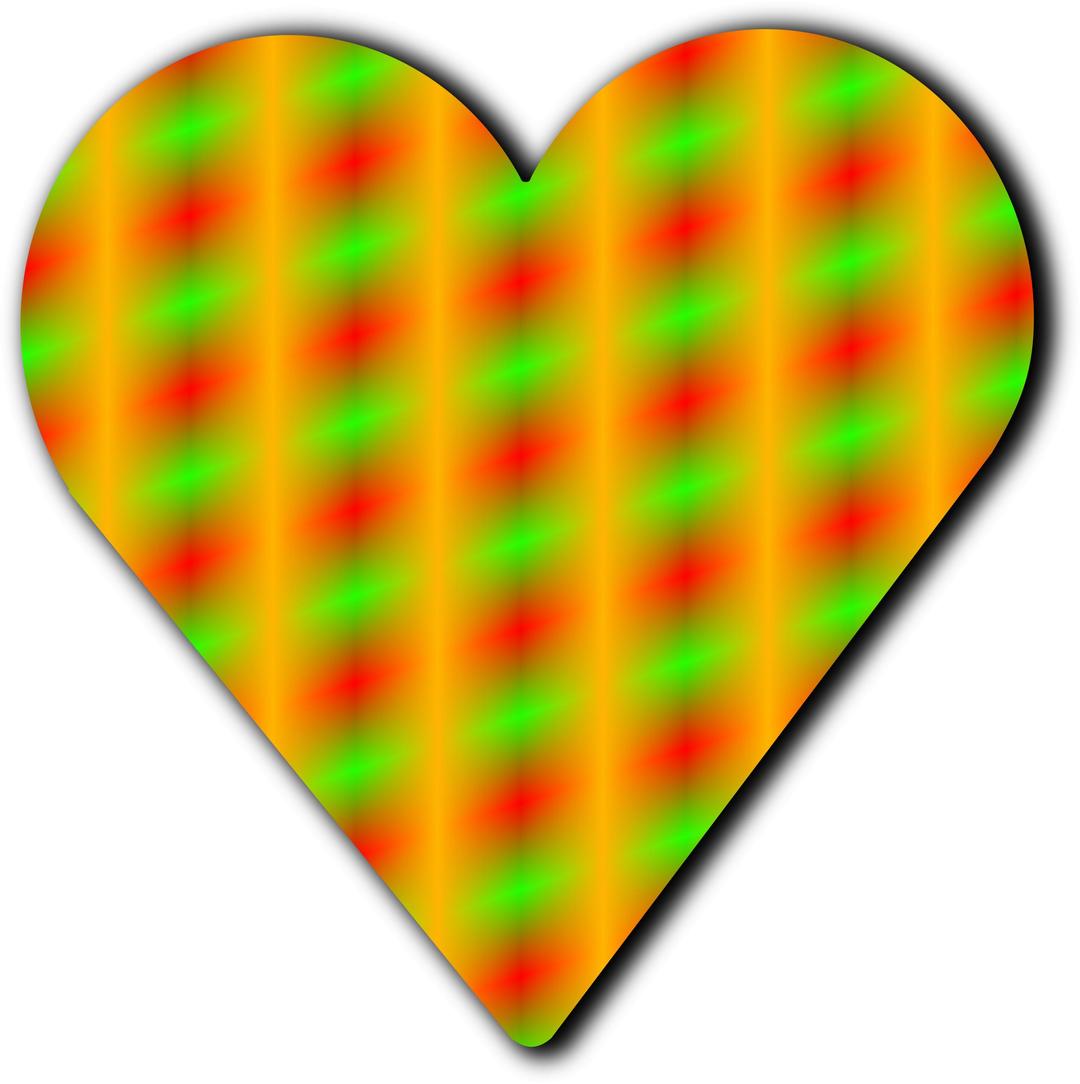 Patterned heart 7 png transparent