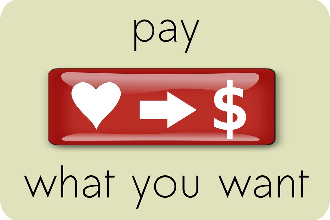 Pay What You Want (3) png transparent