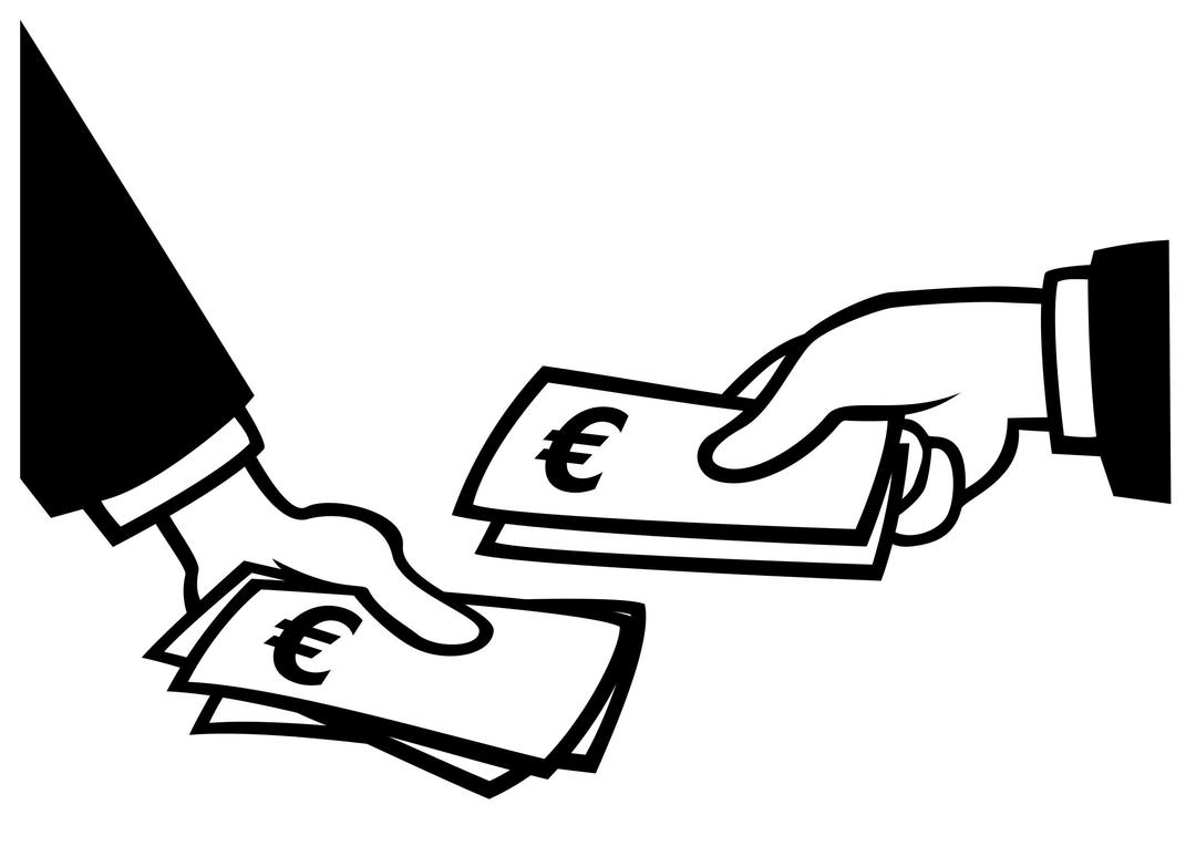 paying in Euros png transparent