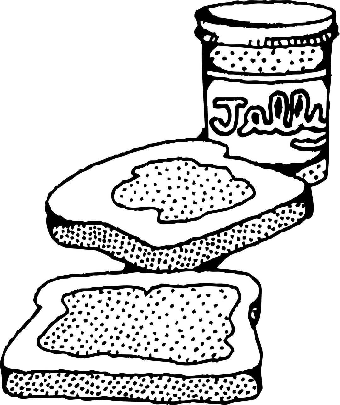 pb&j sandwich png transparent