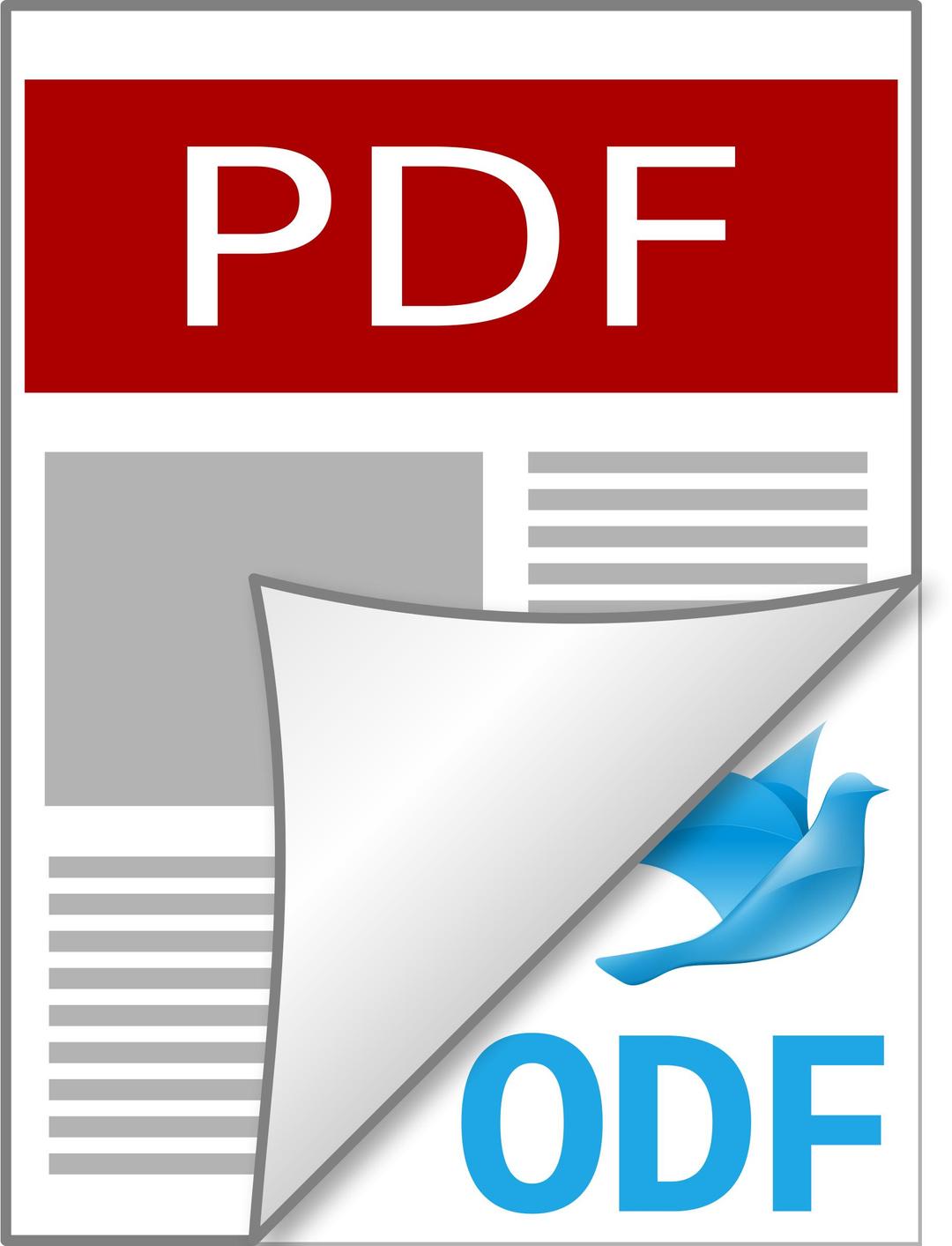 PDF-ODF-hybrid icon.svg png transparent