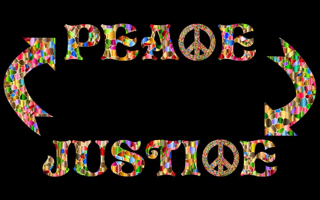 Peace 2 Justice 2 Peace png transparent