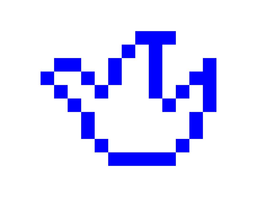Peace Dove Mini Pixel Art 2 png transparent