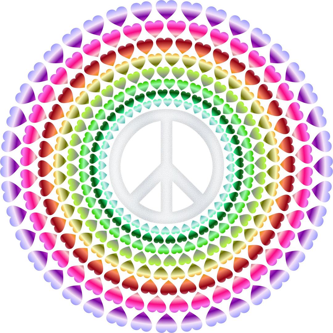 Peace & Love, Groovy 2 png transparent