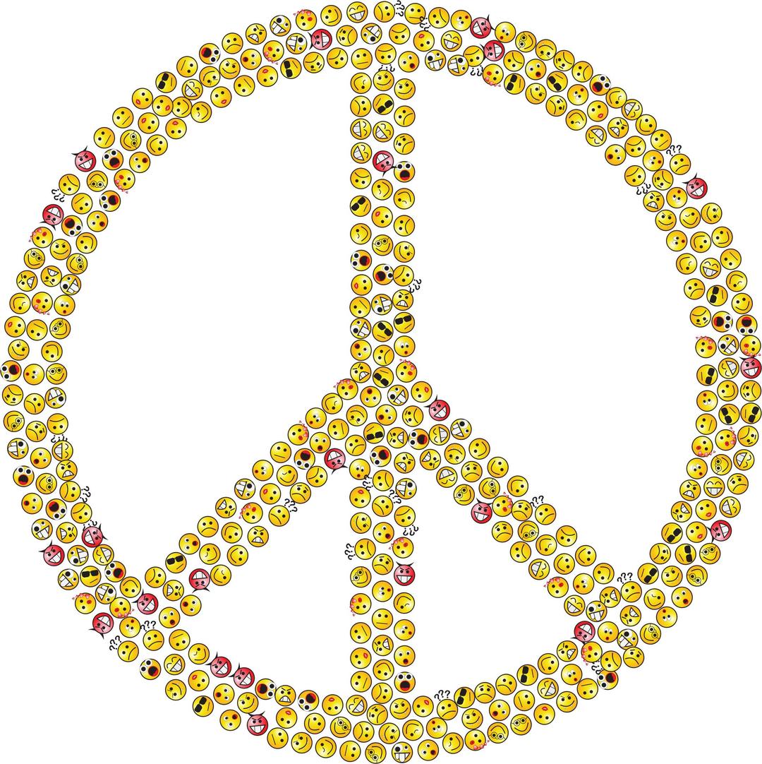 Peace Sign Smileys png transparent