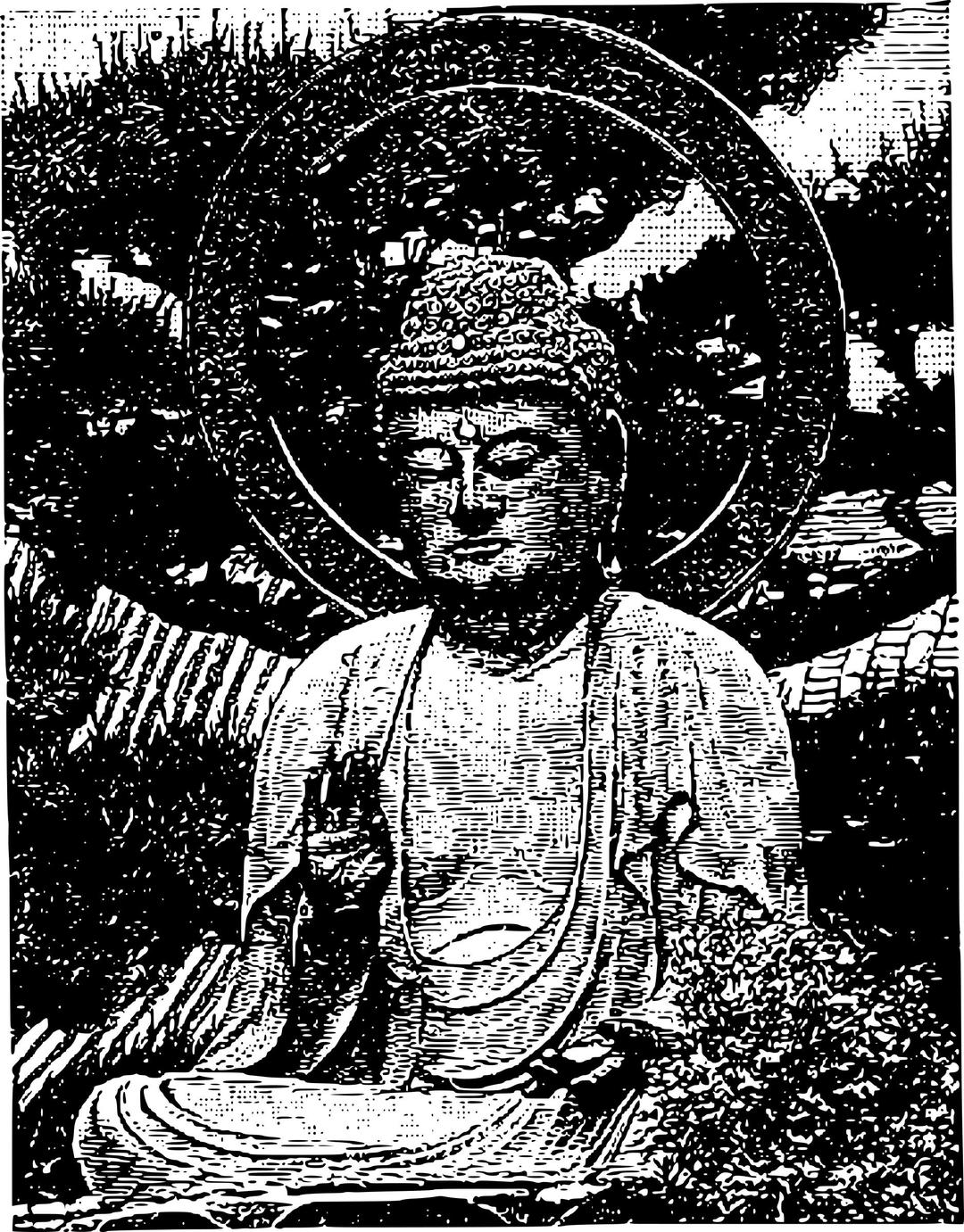 Peaceful Buddha png transparent