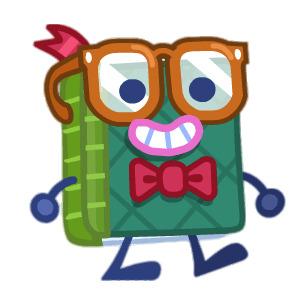 Peeps the Bowtied Bookling Walking png transparent