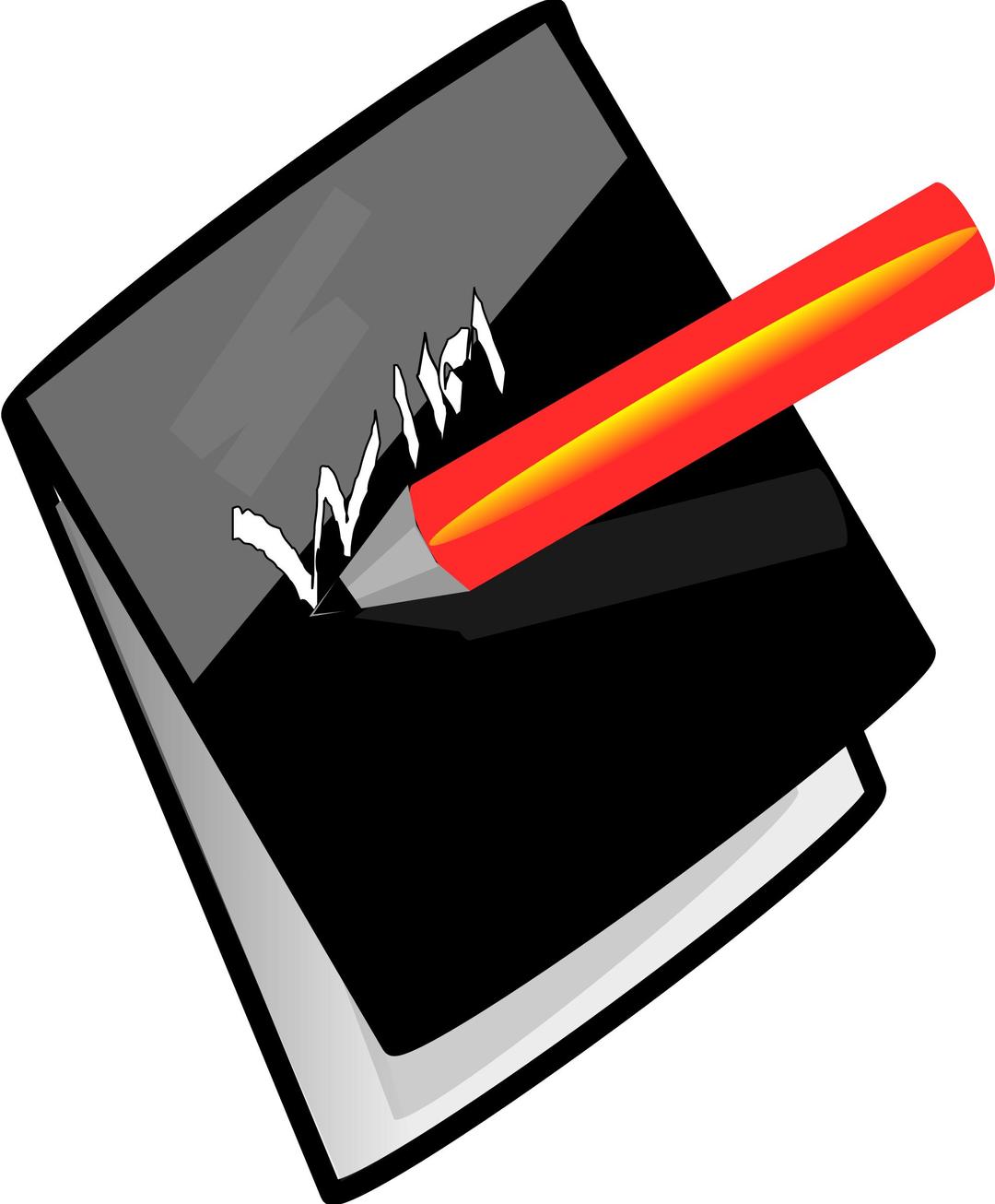 pencil and note pad png transparent