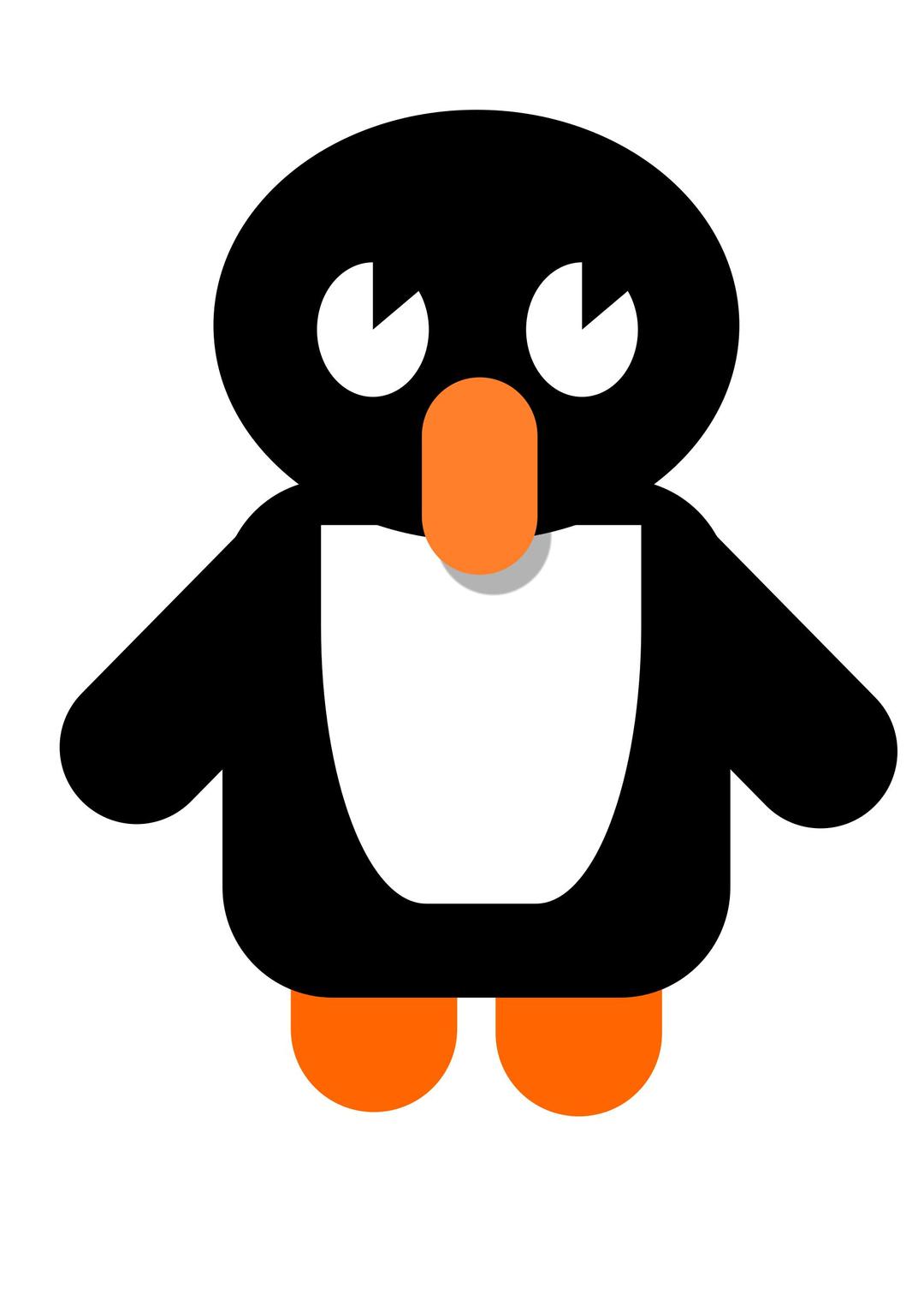 penguin cartoon png transparent