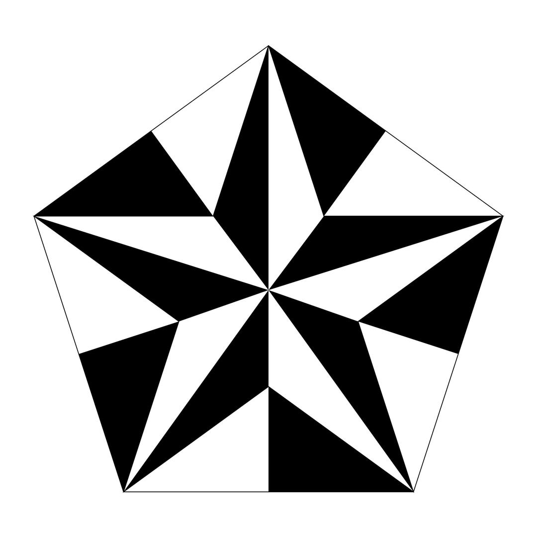 pentagon and pentagram outrayj png transparent