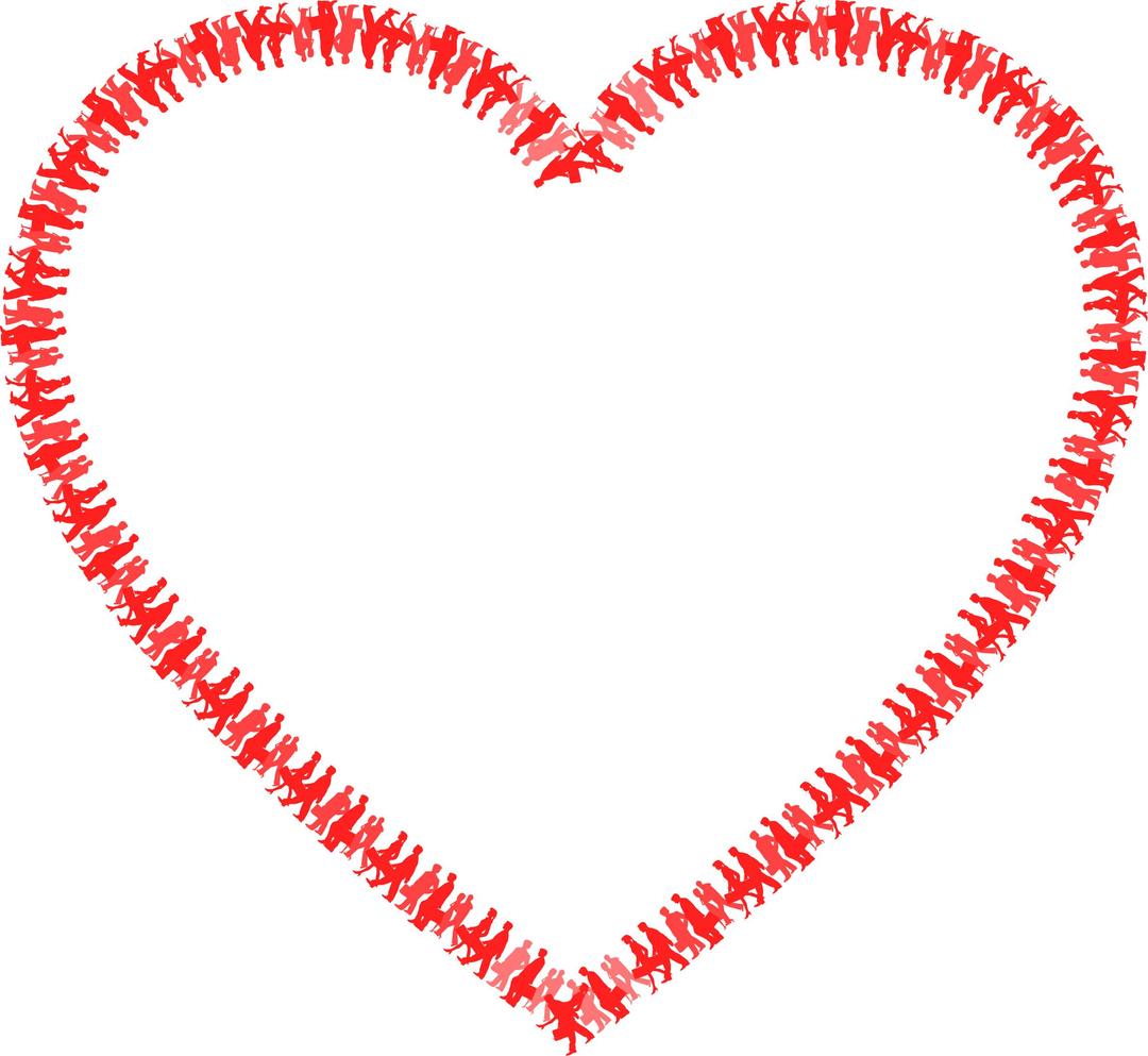 People Heart png transparent