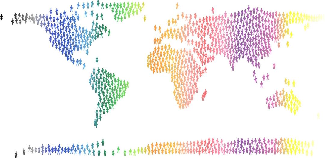 People World Map Prismatic 4 png transparent