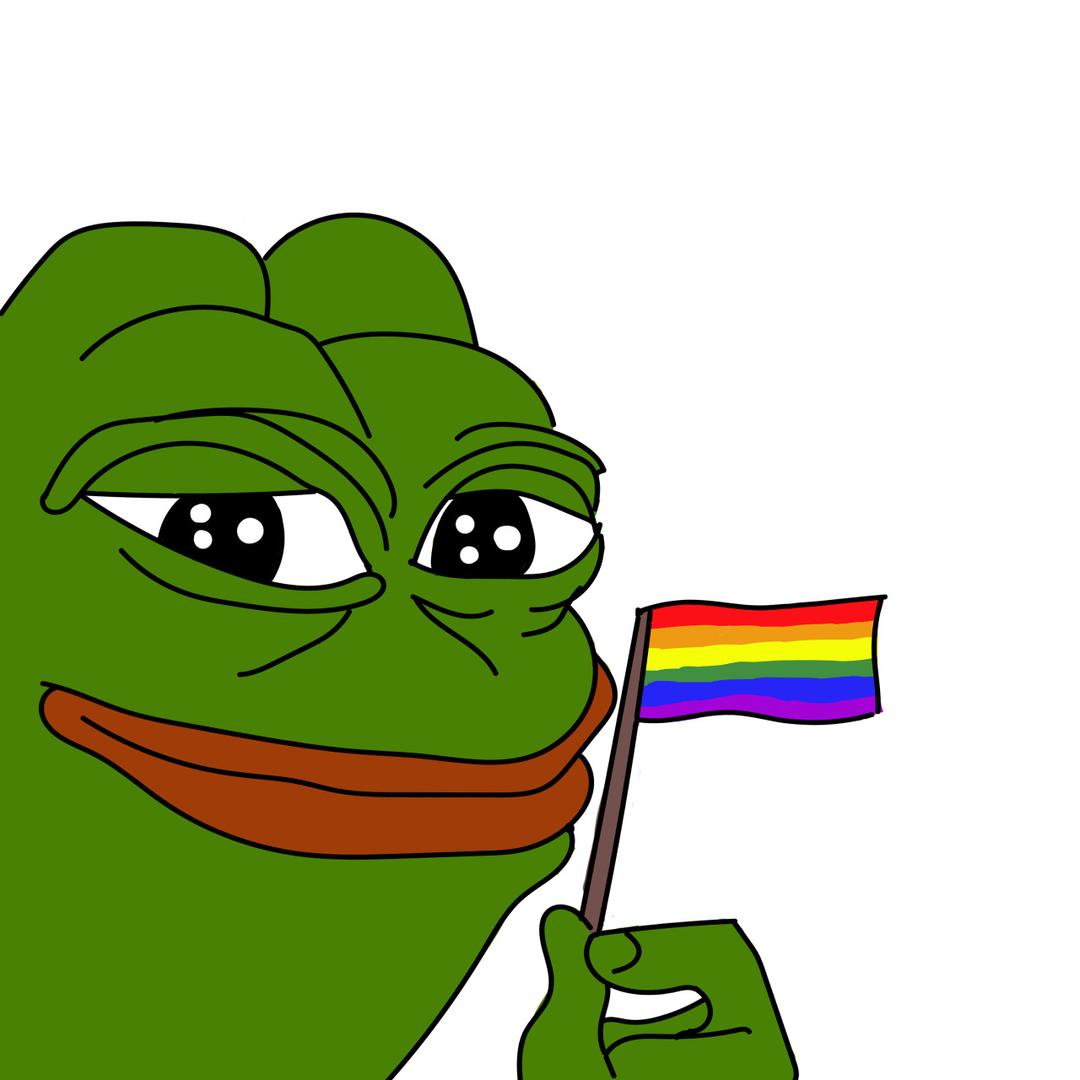 Pepe Pride png transparent