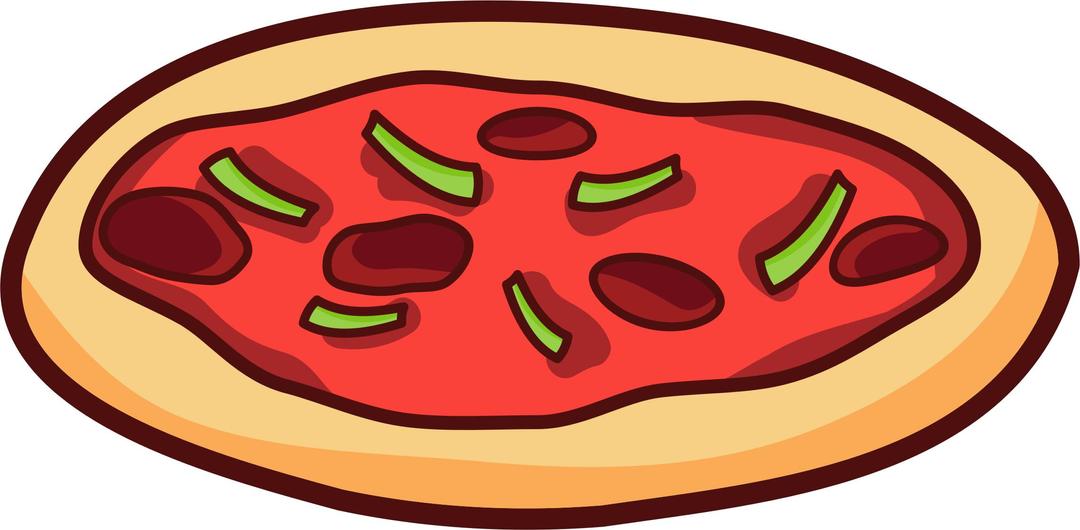 Pepperoni Pizza png transparent