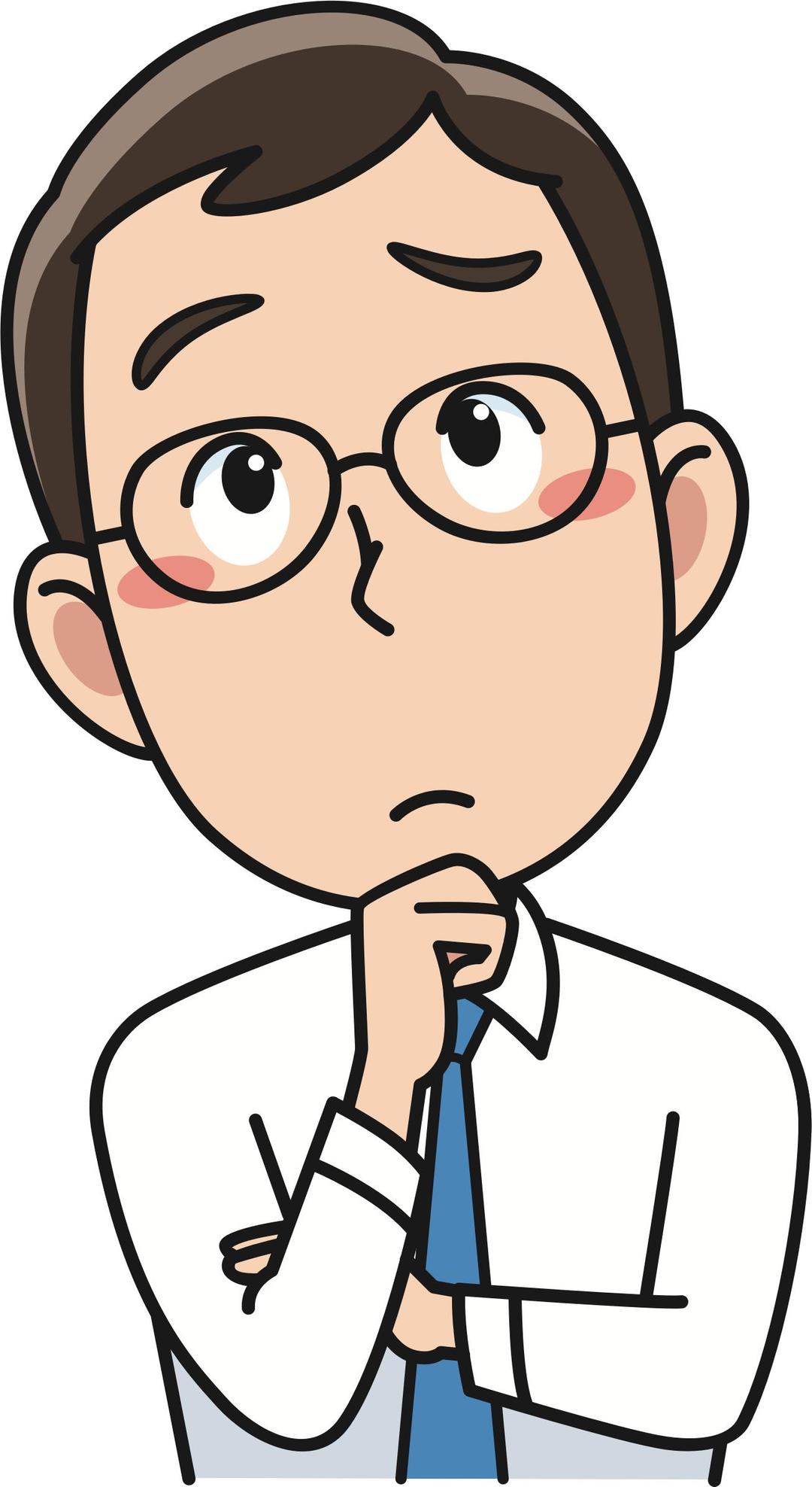 Perplexed Male png transparent