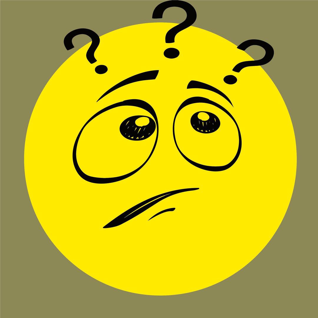 Perplexed Smiley Face png transparent
