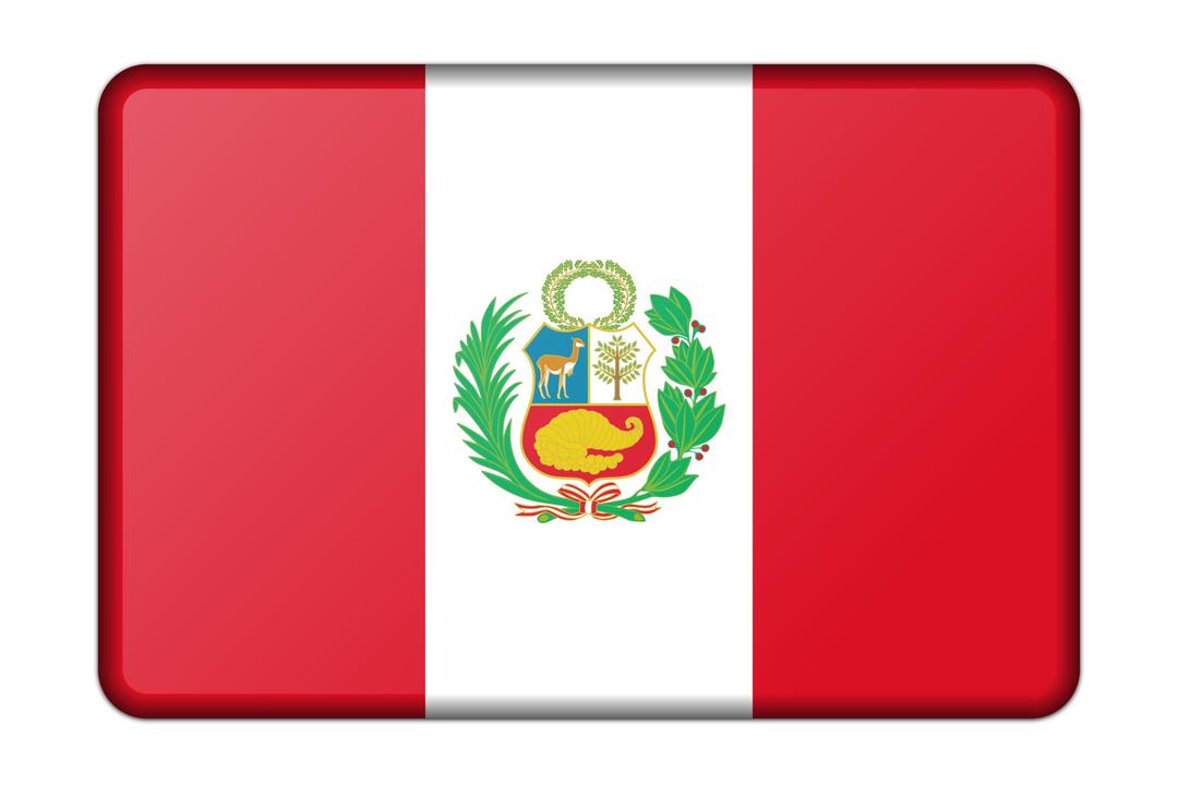 Peru flag png transparent