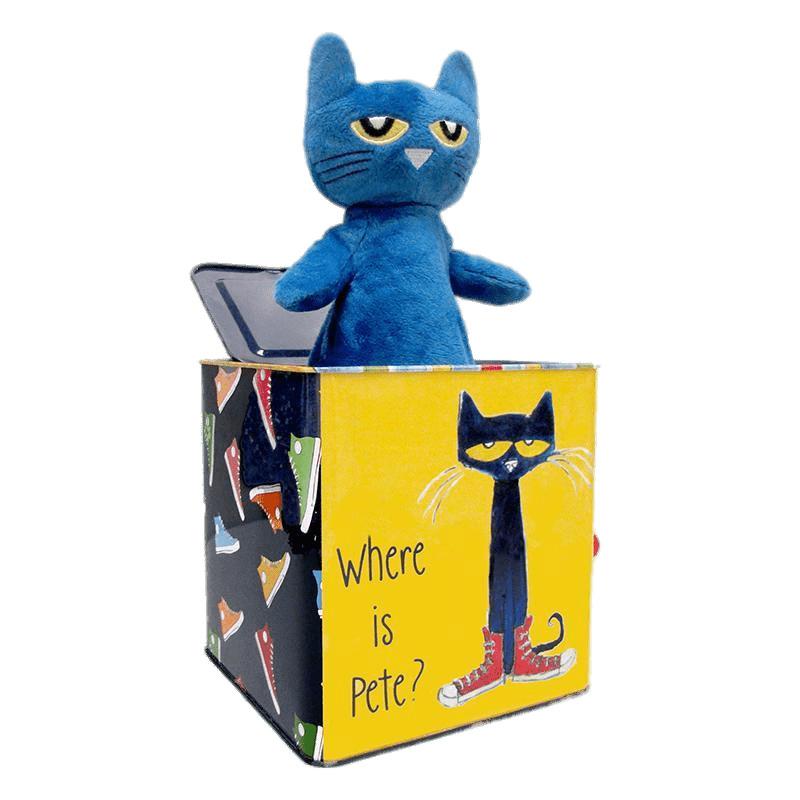 Pete the Cat Jack In the Box png transparent