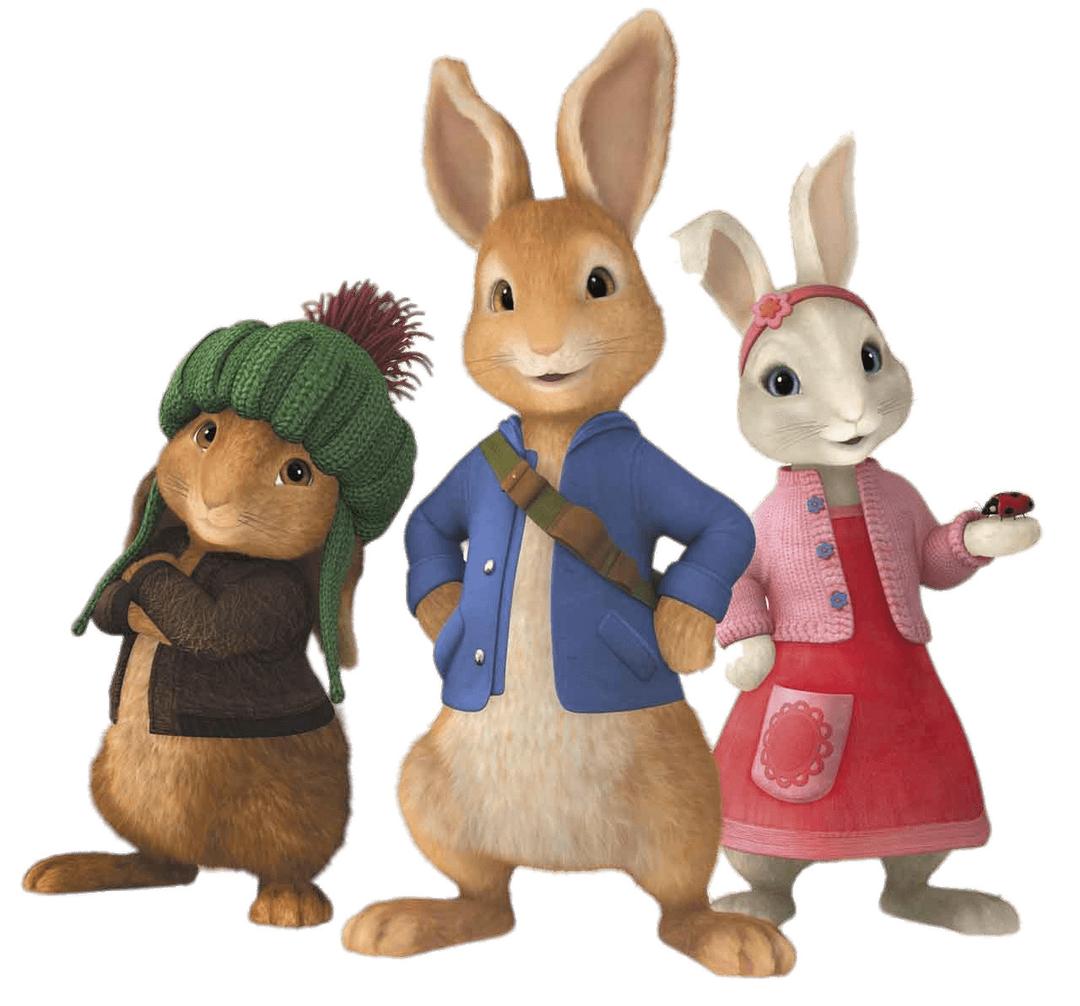 Peter Rabbit and Friends png transparent