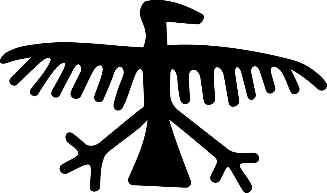Petrogliph Eagle png transparent