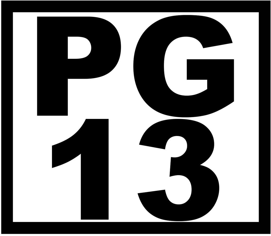 PG 13 png transparent