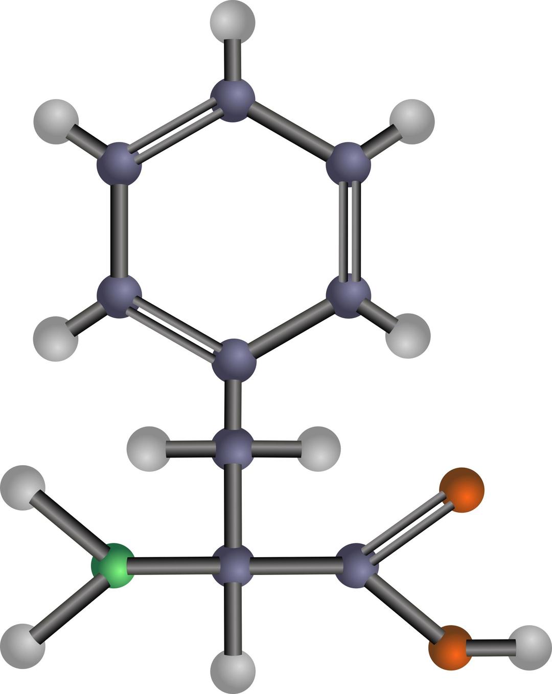 Phenylalanine (amino acid) png transparent