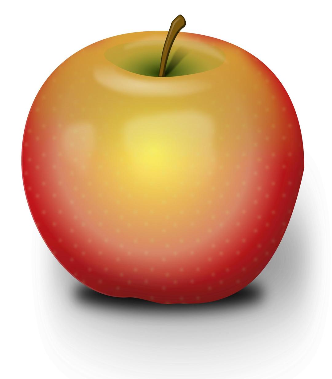 Photorealistic Red Apple png transparent
