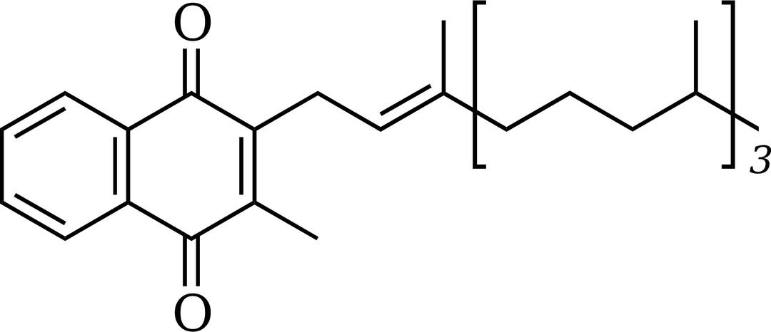 Phylloquinone Structure png transparent