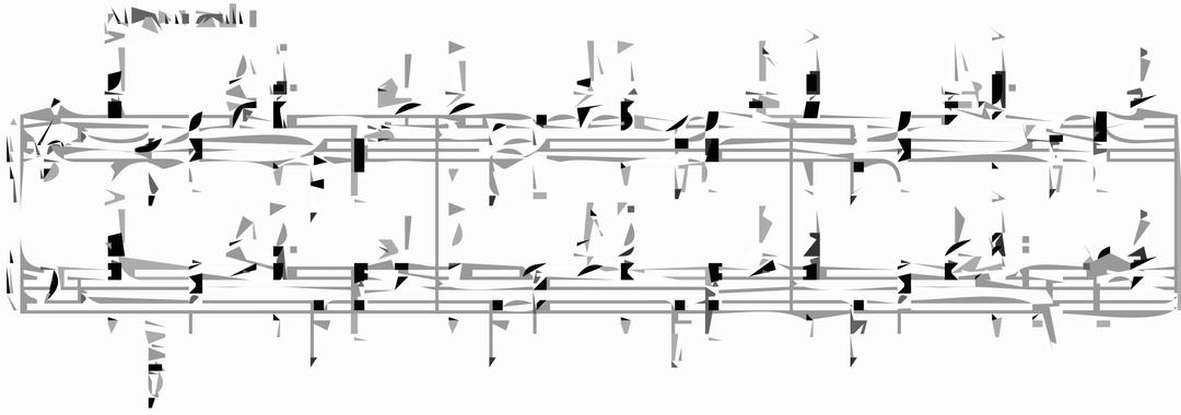 Piano Concerto 3 Cadenza  (autotrace) png transparent