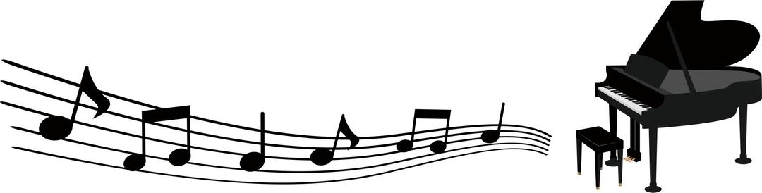 Piano Melody png transparent
