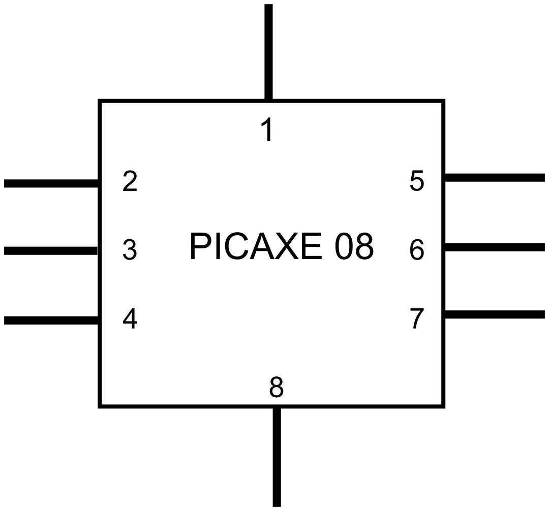 PICAXE 08 png transparent