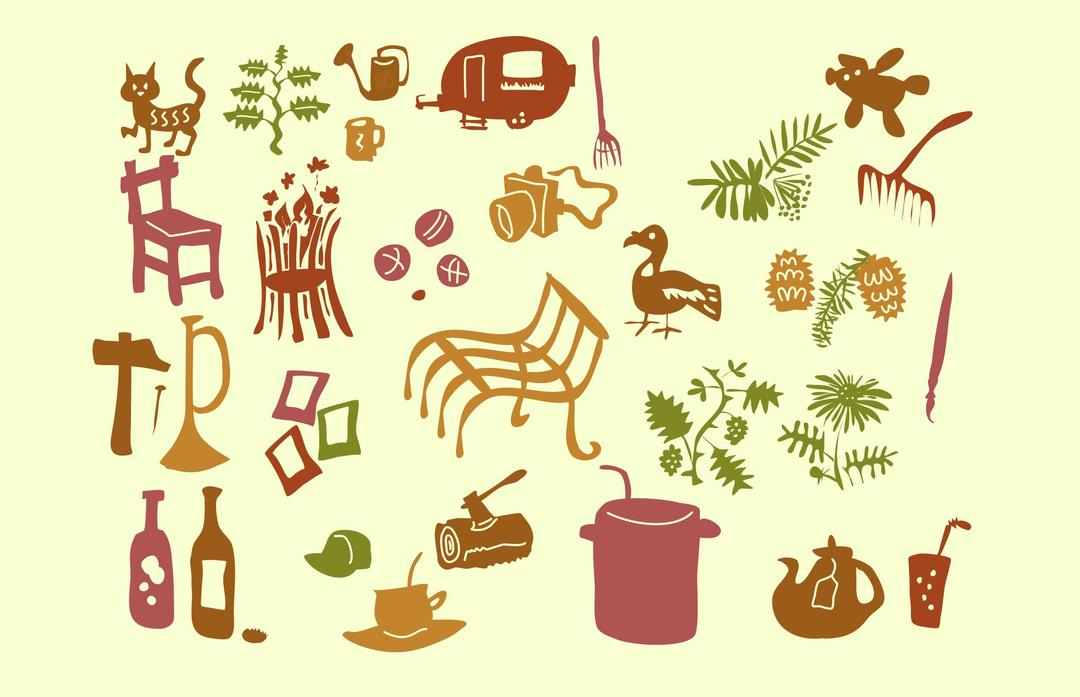 Picnic Silhouettes Collection png transparent