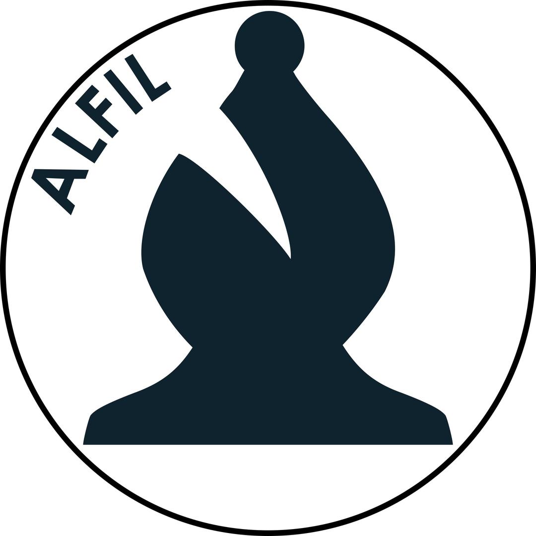 Pieza de Ajedrez con Nombre – Alfil Negro png transparent
